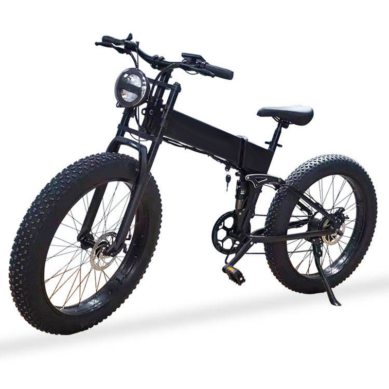 26 inch fat Tyre ultra light portable 1000W 18.8AH hidden battery ebike