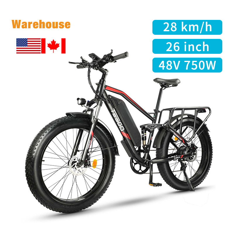 1000w fat tire ebike 48V quad bike electric adult for USA warehouse