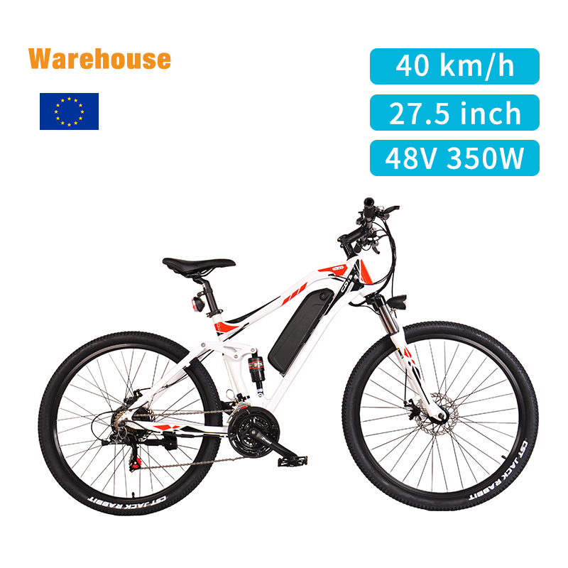 EU warehouse 10.4Ah 350W electric bicycle wholesale 48v electric motor bike adult