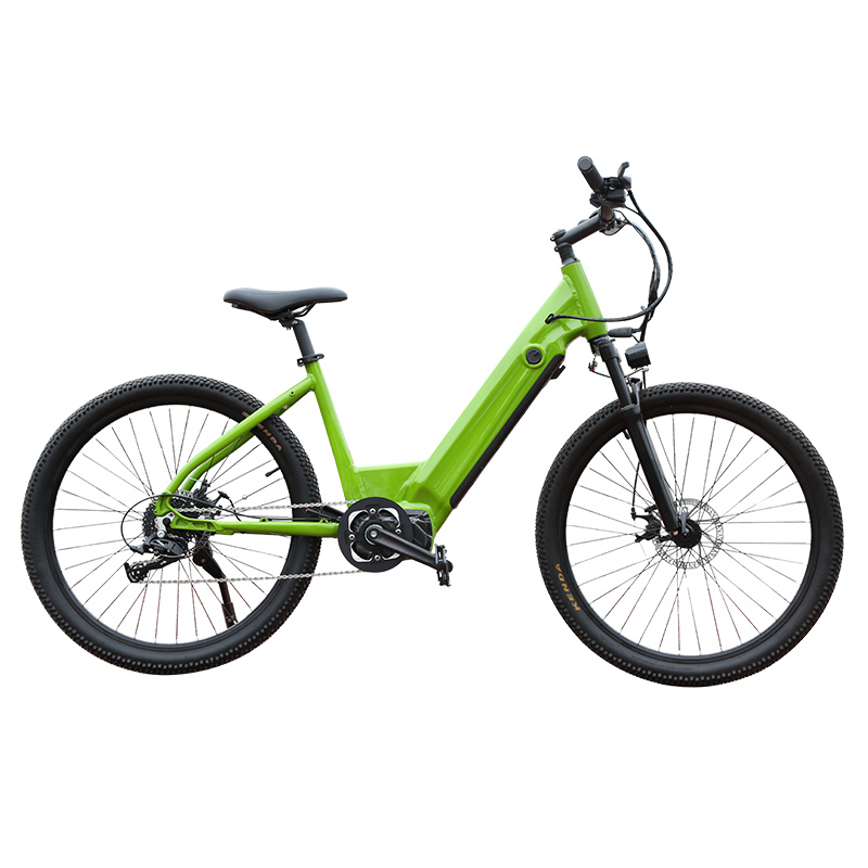 48v Ebike 350W Central Motor 7 Speed Electric bBike for Men