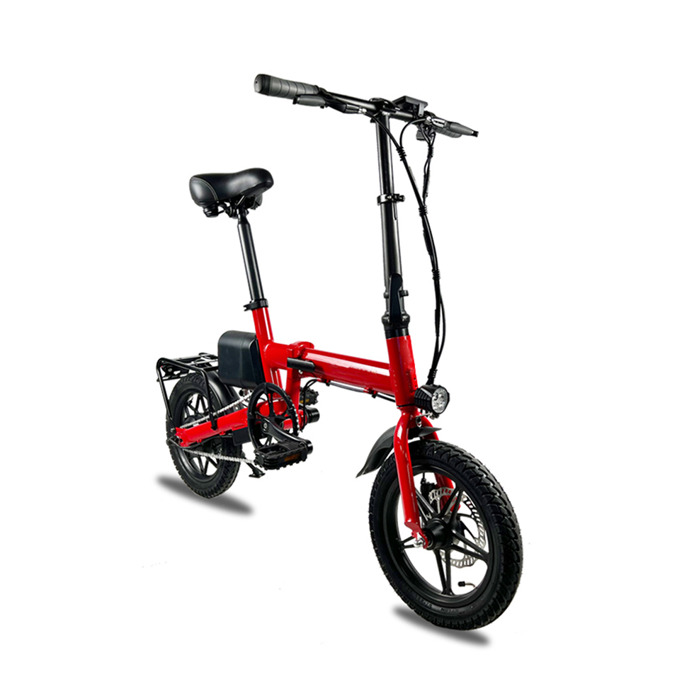 14 Inch 36V 250W Folding Ebike Single Speed Electronic Bicycle Electric City Bike