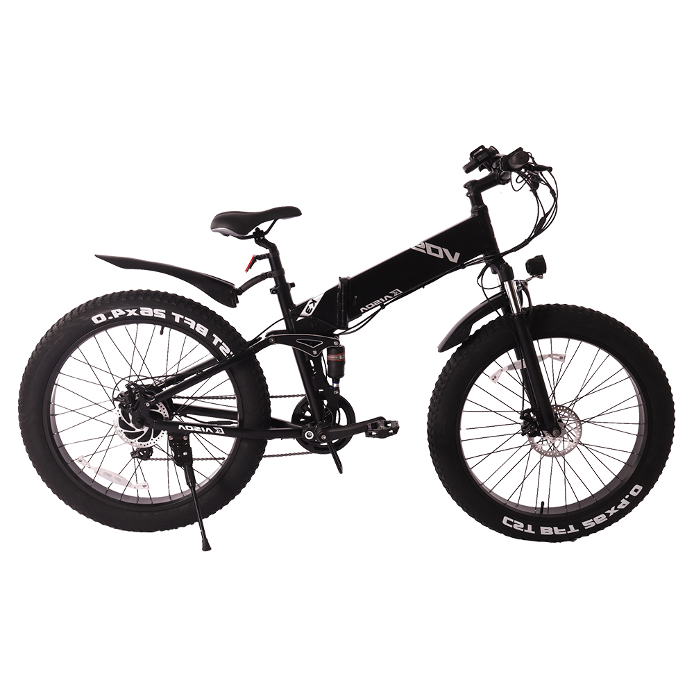 48V 500W disc brake 26*4.0 folding electric fat bike