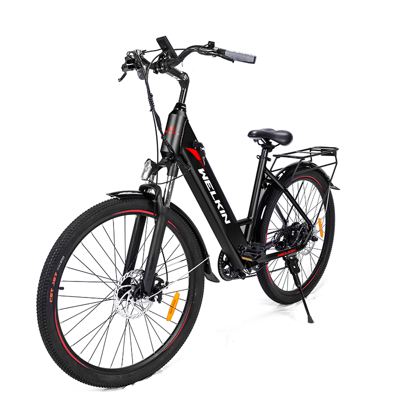 36V 350W brushless DC motor 7 speed 27.5 inch adult city electric bicycle