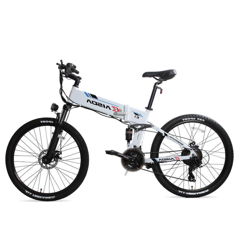 26*1.95 500W 48V aluminum alloy folding adult electric bicycle